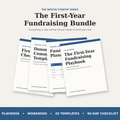 The First-Year Fundraising Bundle for Animal Rescues | Playbook, Workbook, 20 Templates & 90-Day Checklist