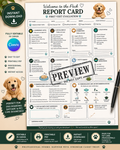 First Time Boarding/Daycare Report Template | New Dog Evaluation & First Day Report