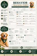 Behavior Tracking Form Template | Dog Daycare & Boarding Behavior Log