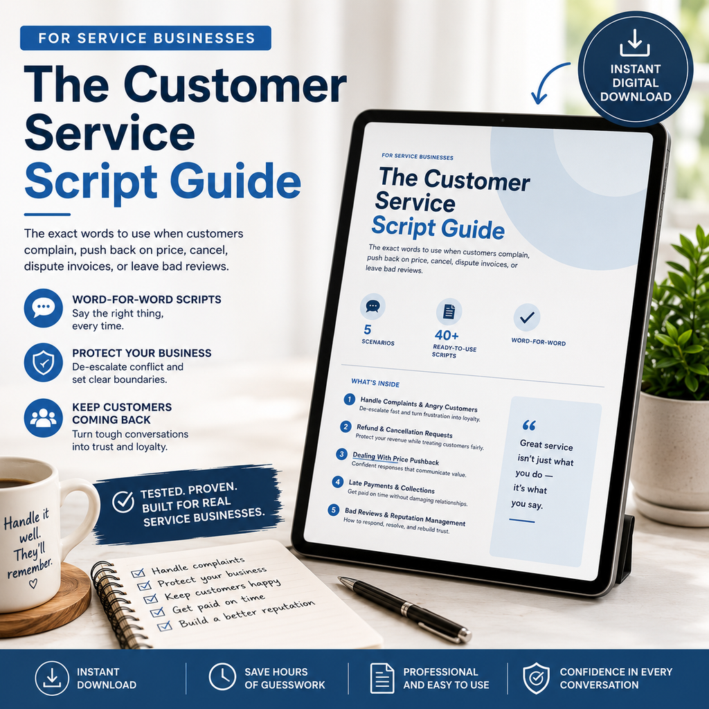 The Customer Service Script Guide for Service Businesses