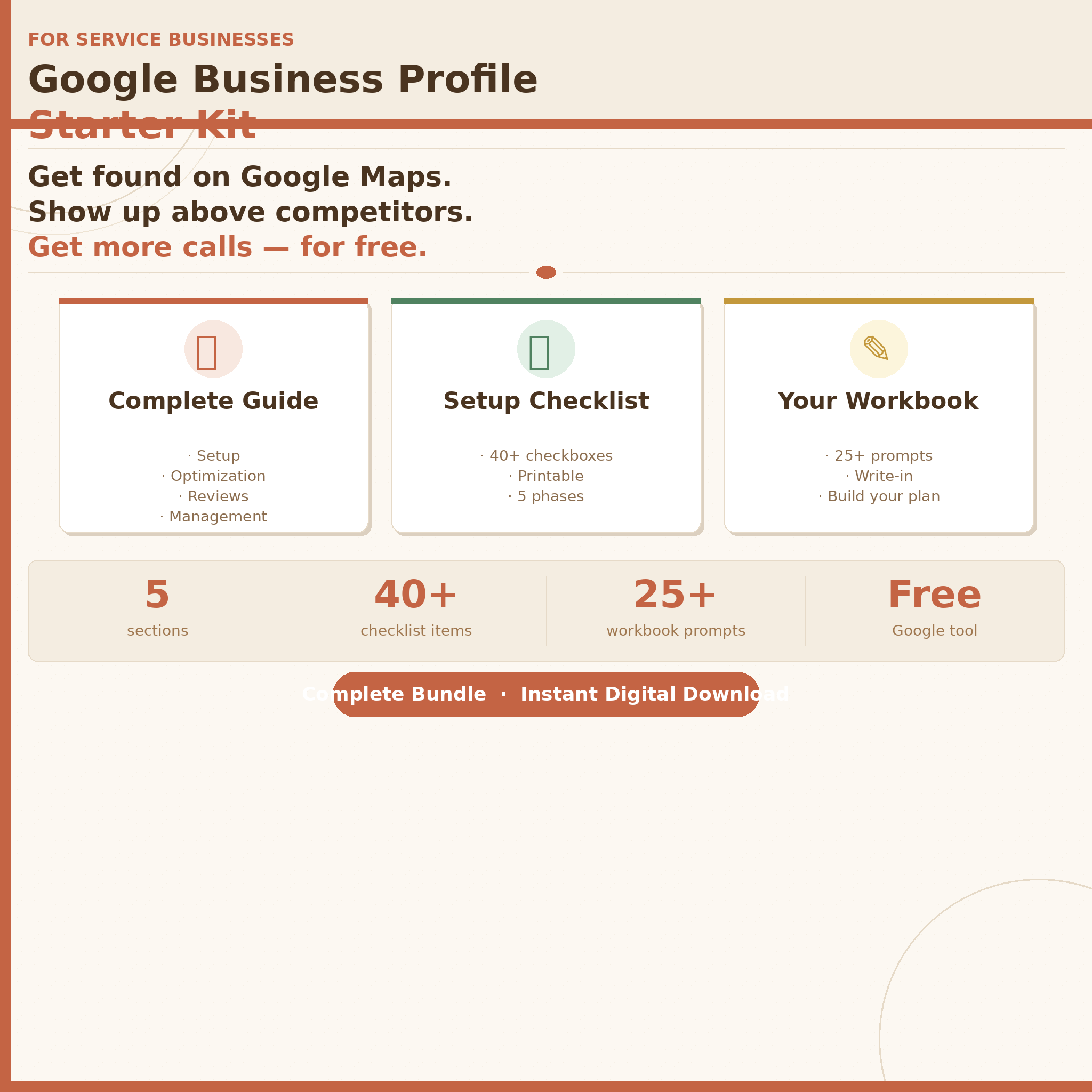 Google Business Profile Starter Kit — For Service Businesses