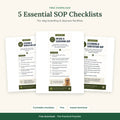 FREE: 5 Essential SOP Checklists for Dog Boarding & Daycare Facilities