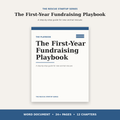 The First-Year Fundraising Playbook for Animal Rescues | 24-Page Step-by-Step Guide