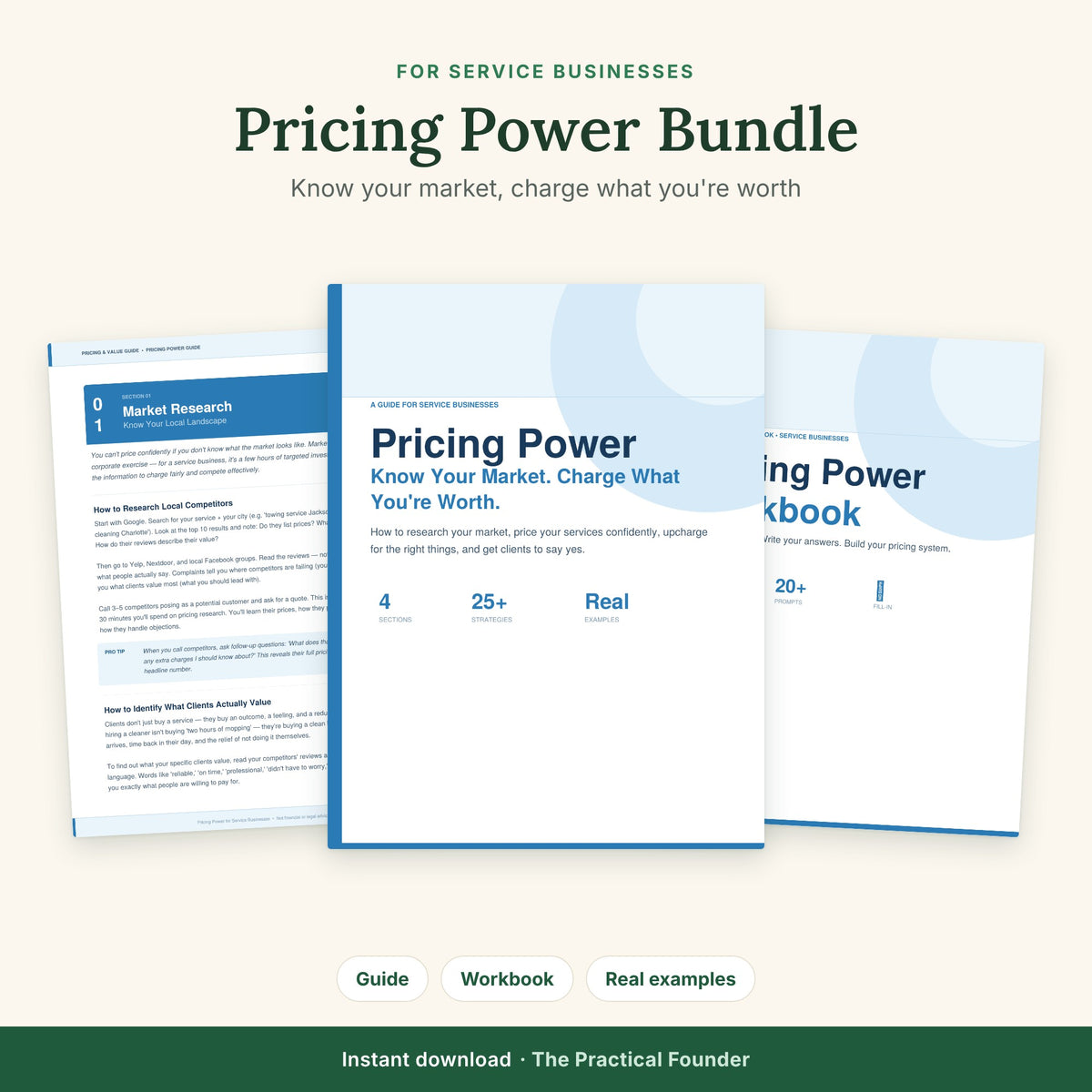 Pricing Power Bundle | Complete Pricing System for Service Businesses