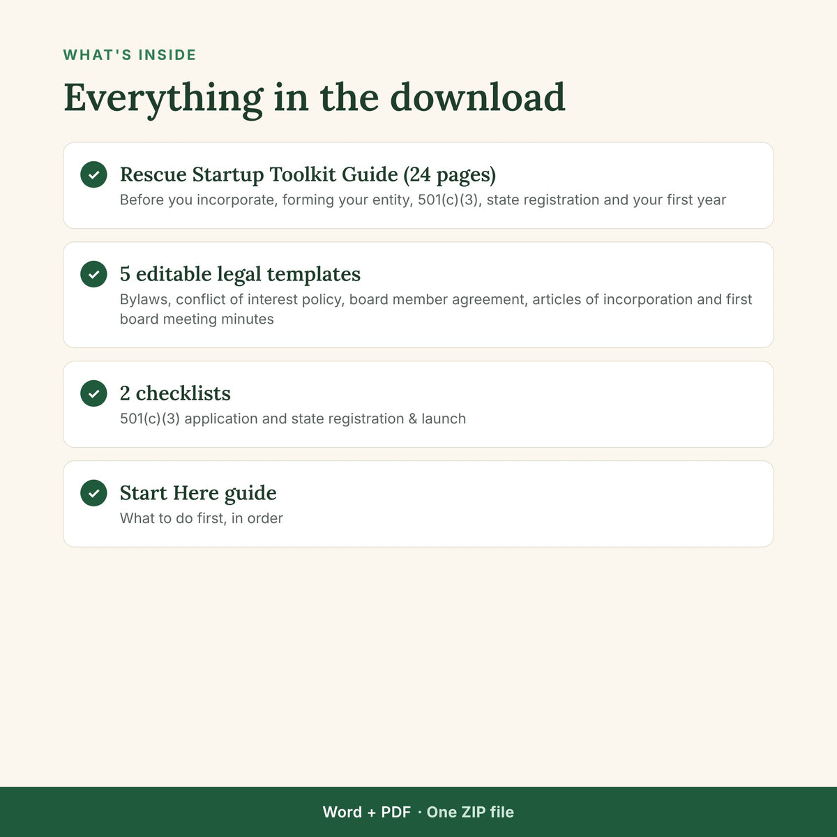 Rescue Startup Toolkit: Start Your Animal Rescue the Right Way