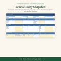 Free Rescue Daily Snapshot — Capacity & Intake Tracker for Animal Rescues